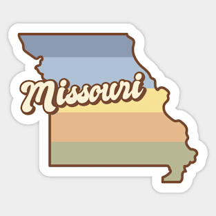 Missouri Retro Sticker